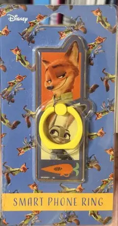 ズートピア　ニック&ジュディ　スマホリング