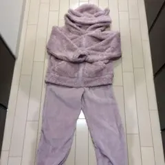 耳付き フリースパジャマ 上下セット