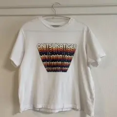 Onitsuka Tiger 半袖 Tシャツ ホワイト　レディースのサムネイル