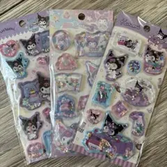 海外正規品！クロミちゃん水シール ウォーターシール3枚セット