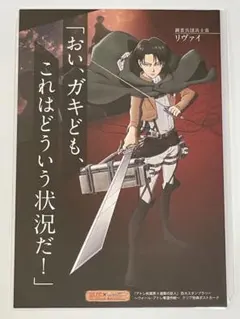 超貴重！非売品 進撃の巨人 リヴァイ リング特典 ポストカード ブロマイド ☆進撃の巨人 リヴァイ ポストカード ブロマイド 特典 11点 グッズ