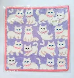 FEILER フェイラー ハンカチ モフモフネコチャン ピンク 新品 未使用