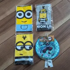 ミニオン & 鬼滅の刃 ミニタオル・ハンカチセット(全部で６枚)