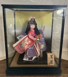 桂月作 華舞踊 日本人形 ケース入り 京風 和装人形 インテリア - メルカリ