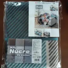 新品 Nucre 大判ブランケット チェック柄 140×90cm