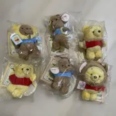 【未使用】TOPTOY プーさん ルー 全6種 マスコット ディズニー　まとめ