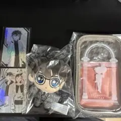 セガラッキーくじ名探偵コナン隻眼の残像ぬいぐるみ＆アクリルスタンドケース＋おまけ