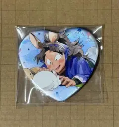 忍たま乱太郎 ナンジャタウン 竹谷八左ヱ門 ハート缶バッジ たまご探しの段