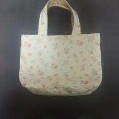 シマエナガキルティング手提げ袋