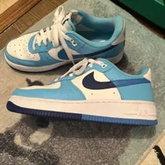 NIKE スニーカー AIR FORCE 1 '07 LV8 エアフォース１水色