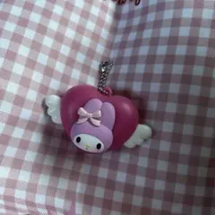 マイメロディ ハート型キーホルダー
