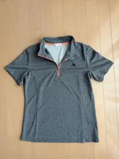 JASPO レディースハーフジップシャツ M グレー