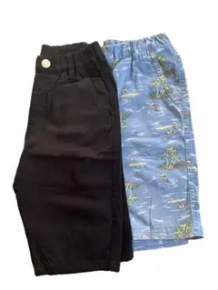 キッズ ハーフパンツ 2点セット120cmと130cm
