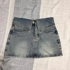 デニム タイトミニスカート
