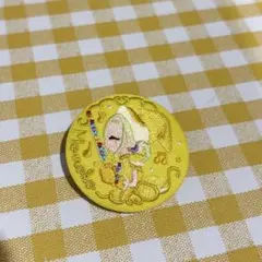 おジャ魔女どれみ✳︎刺繍缶バッジ✳︎ももこ