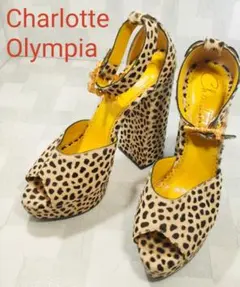 CHARLOTTE OLYMPIAシャルロットオリンピア ミュールサンダル 美品 CHARLOTTE OLYMPIAシャルロットオリンピア ミュールサンダル 美