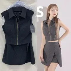 ブラック 3261ローブドフルールグロッシーAngelRキャバドレス