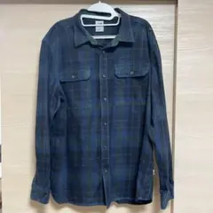 THE NORTH FACE ネルシャツ XL ネイビー系チェック
