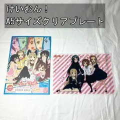 けいおん！　A5サイズ　クリアプレート