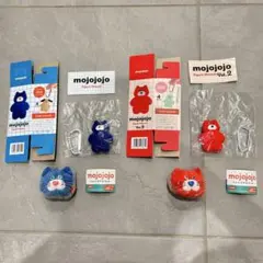 mojojojo　フィギュアマスコット　フェイスマスコット　ねこ　4点セット