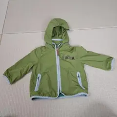 9日まで　hakka baby ナイロンジャケット 80cm グリーンのサムネイル