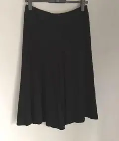 ガウチョパンツ　ドレープパンツ　ブラック