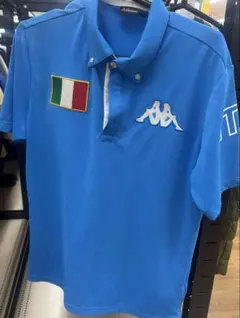 Kappa ポロシャツ ブルー Lサイズ