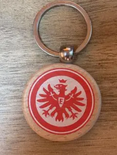 木製円形キーホルダー フランクフルトエンブレム