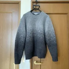 ユニクロ×JWA スフレヤーングラデーションクルーネックセーター L グレー