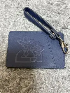 新品未使用✨コメダ珈琲 カードケース ネイビー ストラップ付き