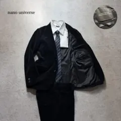 ナノユニバース　コーデュロイ　メンズ　セットアップ　スーツ　Lサイズ　ダメリーノ