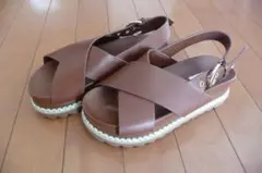 ◆UNITED ARROWS◆UWMSC クロス バックベルトサンダル 未使用