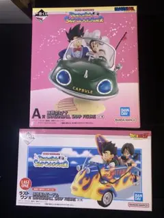 ドラゴンボール　一番くじ　スナップコレクション2 孫悟空&チチ　孫悟飯&ビーデル