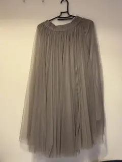 classicalelf チュールスカート　ロング　グレー