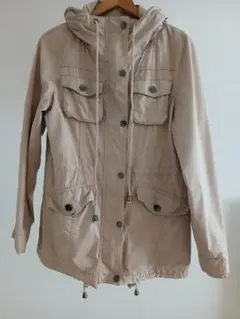 OZOC　ベージュ フード付きジャケット