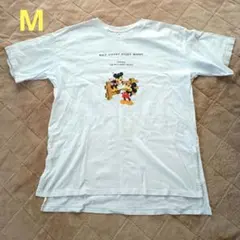 UT ユニクロ ミッキーマウス ビッグ Tシャツ ホワイト レディース M