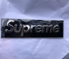 Supreme Box Logo Car Emblem "Black"