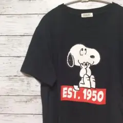 PEANUTS ピーナッツ スヌーピー プリント Tシャツ