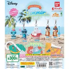 ディズニーキャラクターめじるしアクセサリー Summerベイマックス スクランプ