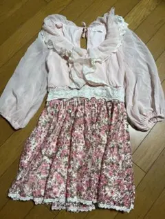 LIZ LISA リズリサ 花柄 ワンピース パワネ ピンク y2k 平成ギャル