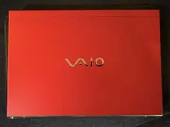 VAIO ノートパソコン 本体 レッド　VJS1468 専用レザーケース付き