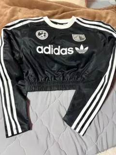 adidas originalsショート丈 フットサルゲームシャツ ロンT