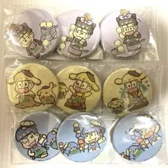 カラ松一松十四松　タキシードサム　ポムポムプリンニャニィニュニェニョン　缶バッジ