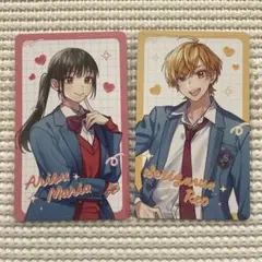 HoneyWorks 告白実行委員会 ラベル缶ステッカー 芹沢怜桜&有栖真凛愛