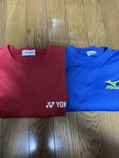 YONEX & Mizuno Mサイズ Tシャツ 2枚セット