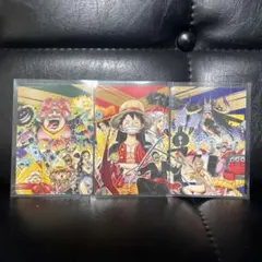 ONE PIECE 集英社 ナツコミ 特製ダブルステッカー 3枚セット - メルカリ