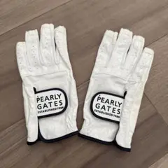 PEARLY GATES パーリーゲイツ　ゴルフグローブ ホワイト