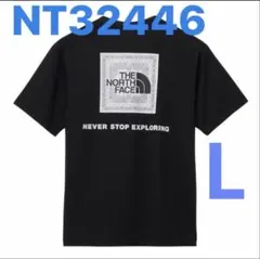 ◯新品未使用ノースフェイス　バンダナスクエアロゴティー　NT32446 K2 L