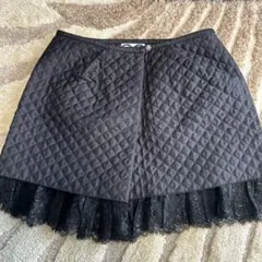 ひざ丈レースプリーツスカート　極美品♪のサムネイル