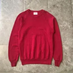 90s vintage スウェット レッド 裏起毛 USA製 アメカジ